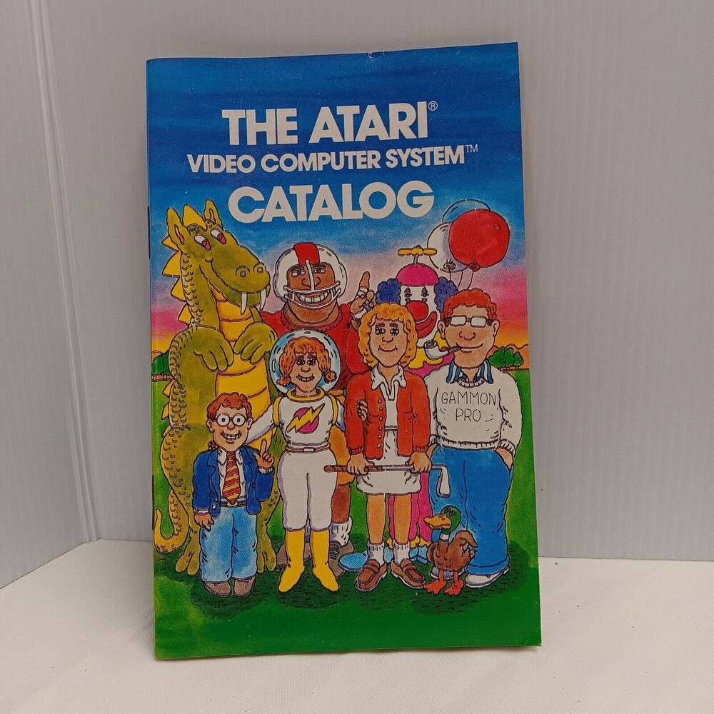 The Atari Video Game Computer System CATALOG C014356 Vintage 1980 Space Invaders